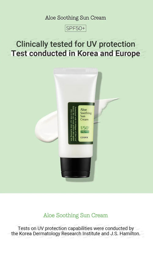 Cosrx Aloe Spf 50 Shoothing Sun Cream 50ml