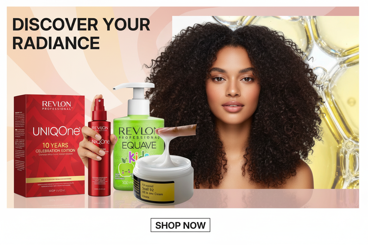 Beauty products banner